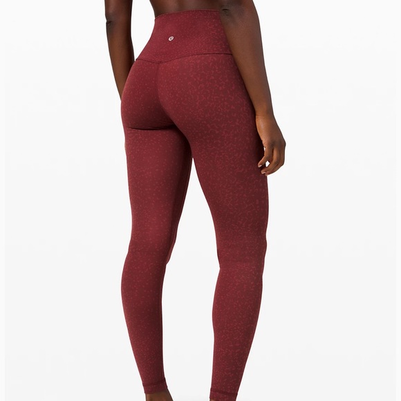 Lululemon Align Pant 28” * City Camo Chianti Multi - Picture 4 of 5